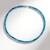 Collana in argento con Apatite Blu Neon