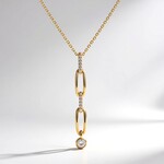 Collana in oro con Diamante I1 (H) (CIRARI)