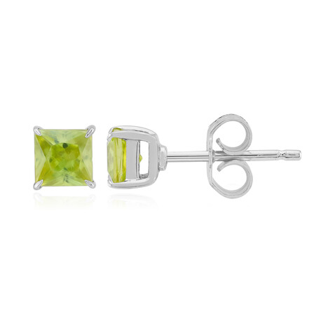 Pendientes en plata con Esfena