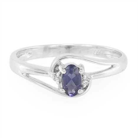 Bague en argent et Iolite d’Orissa