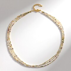 Collana in argento con Zircone Canarino