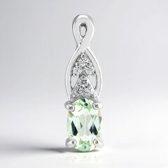 Ciondolo in argento con Ambligonite