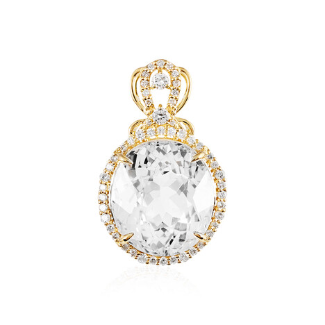 Pendentif en or et Danburite (AMAYANI)