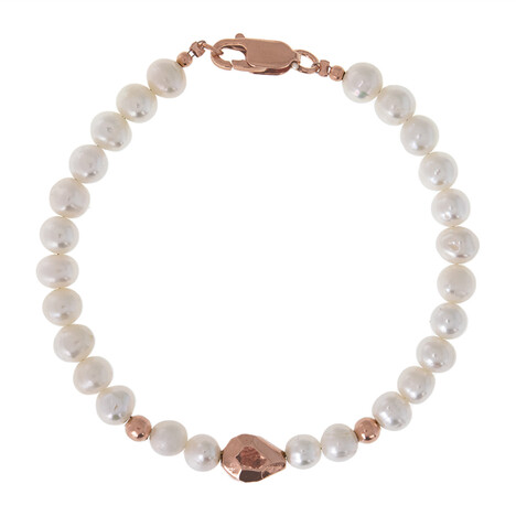 Süßwasserzuchtperlen-Silberarmband (Joias do Paraíso)