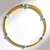 Collana rigida in acciaio con Turchese (Riya)