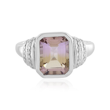 Anillo en plata con Ametrino