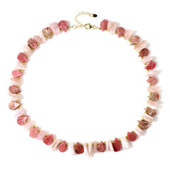 Collana in argento con Rodocrosite (Riya)