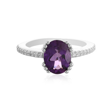 Sibirischer Amethyst-Silberring
