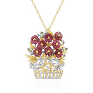 Collier en argent et Tourmaline rose (Gems en Vogue)