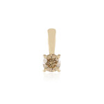 Gouden hanger met een I2 Bruine Diamant (SUHANA)