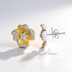 Orecchini in argento con Zircone (Dallas Prince Designs)