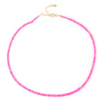 Zilveren halsketting met Roze Ethopische Opalen