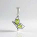 Ciondolo in argento con Sfene