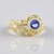 Anello in oro con Tanzanite AAA (Ornaments by de Melo)