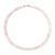 Rose Quartz Silver Necklace