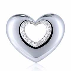 9K SI1 (G) Diamond Gold Pendant