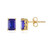 Cobalt Spinel Silver Earrings (Gems en Vogue)