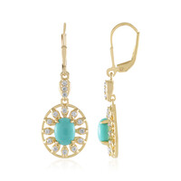 Orecchini in argento con Turchese