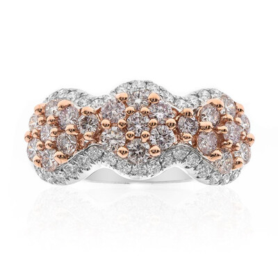 Anillo en oro con Diamante rosa I1 (CIRARI)
