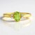Anello in argento con Peridoto Arizona
