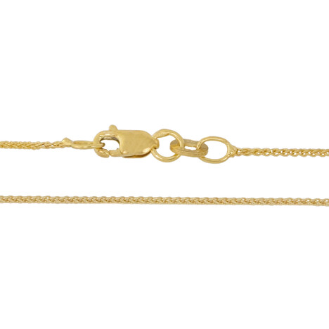 585er Gelbgold-Zopfkette - 45 cm - 1,4 g