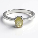 Anello in argento con Labradorite