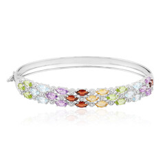 Bracciale in argento con Granato Mozambico