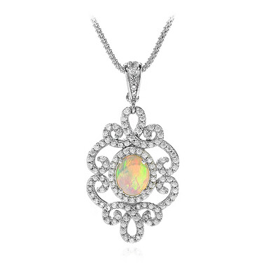 Collana in argento con Opale di Welo (Dallas Prince Designs)