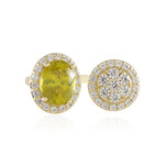 Anello in oro con Sfene