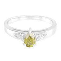 Anello in argento con Tormalina Cuprian