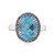 Bague en argent et Topaze bleu ciel