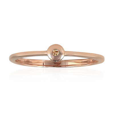 Anello in oro con Diamante Rose de France SI1 di Argyle (Annette)
