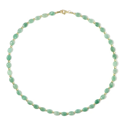 Collana in argento con Avventurina Verde