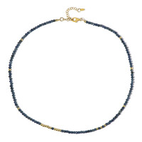 Collana in argento con Zaffiro Blu del Madagascar (Riya)