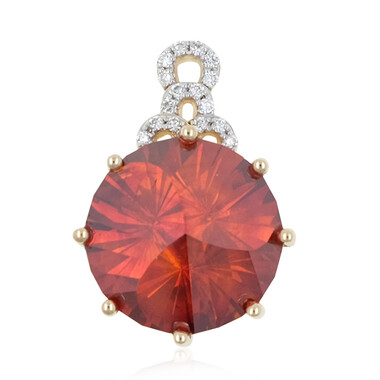 Ciondolo in oro con Sfalerite (AMAYANI)