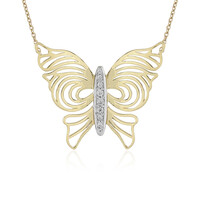Collier en or et Zircon (Ornaments by de Melo)