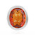 Orange Mystic Quartz Silver Pendant (MONOSONO COLLECTION)