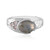 Anello in argento con Labradorite rosa Maniry