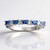 Anello in oro con Zaffiro Blu di Tuléar (de Melo Gold)
