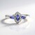 Anello in argento con Tanzanite
