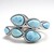 Bague en argent et Larimar