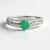 Anello in argento con Smeraldo Socoto