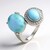 Anello in argento con Larimar