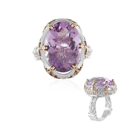 Lavendel-Amethyst-Silberring (Dallas Prince Designs)
