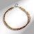 Collana in argento con Zircone Champagne