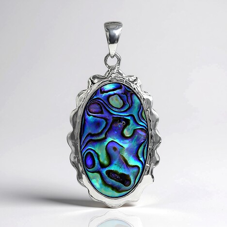 Ciondolo in argento con Conchiglia Abalone (Art of Nature)