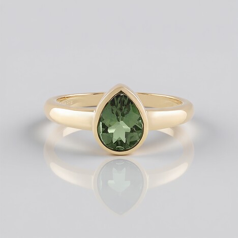 Anello in argento con Apatite Cromo