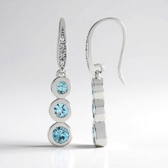 Orecchini in argento con Zircone Ratanakiri