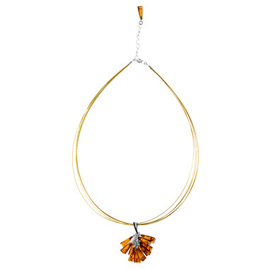 Collier en argent et Ambre baltique (dagen)