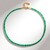 Collana in argento con Smeraldo Etiope
